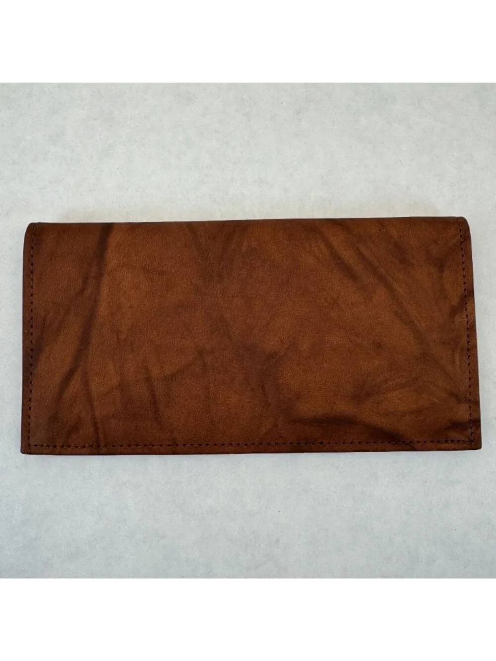 Chicago Blackhawks Genuine Leather Checkbook Cover Wallet NHL Embossed Rico NEW - Picture 3 of 11